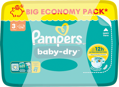 Windeln Baby Dry Gr. 3 Midi (6-10 kg) Big Pack Pampers