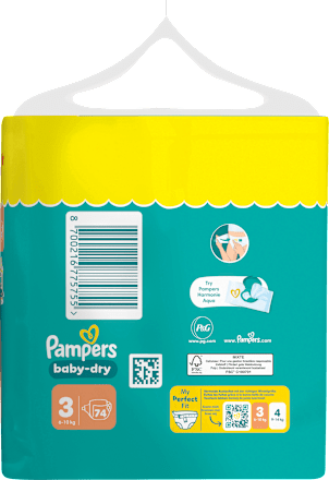 Windeln Baby Dry Gr. 3 Midi (6-10 kg) Big Pack Pampers