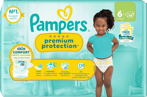 Windeln Premium Protection Gr. 6 Extra Large (13-18 kg) Pampers