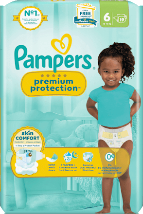 Windeln Premium Protection Gr. 6 Extra Large (13-18 kg) Pampers