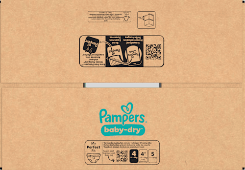 Windeln Baby Dry Gr. 4 Maxi (9-14 kg) Monatsbox Pampers