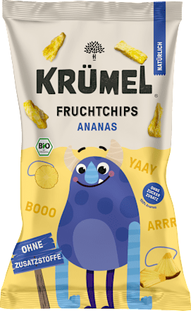 Kindersnack Fruchtchips Ananas ab 3 Jahren KRÜMEL