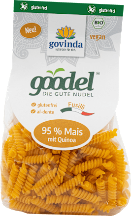Nudeln Fusilli Mais mit Quinoa govinda