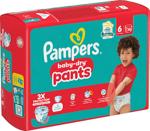Windeln Baby Pants Baby Dry Gr. 6 Extra Large (14-19 kg) Pampers