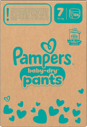 Baby Pants Baby Dry Gr. 7 (17+ kg) Monatsbox Pampers