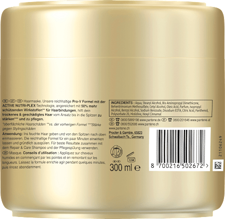 Haarmaske Repair & Care Keratin  PANTENE PRO-V