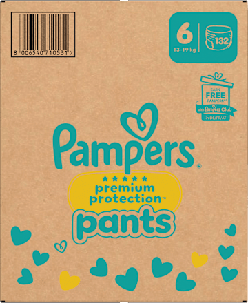 Baby Pants Premium Protection Gr. 6 Extra Large (15+ kg) Monatsbox Pampers