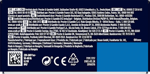 Elektrische Zahnbürste Vitality Pro Kids 3+ Frozen Oral-B