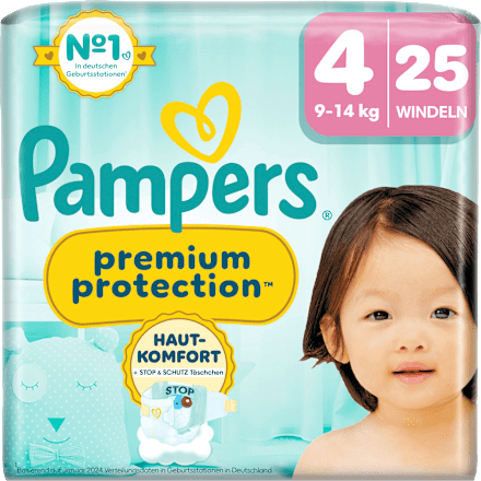 Windeln Premium Protection Gr. 4 Maxi (9-14 kg) Pampers