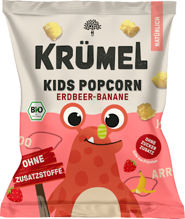 Kindersnack Popcorn Erdbeere Banane ab 3 Jahren KRÜMEL