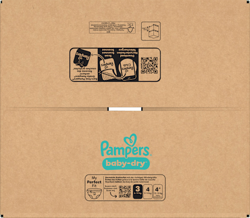 Windeln Baby Dry Gr. 3 Midi (6-10 kg) Monatsbox Pampers