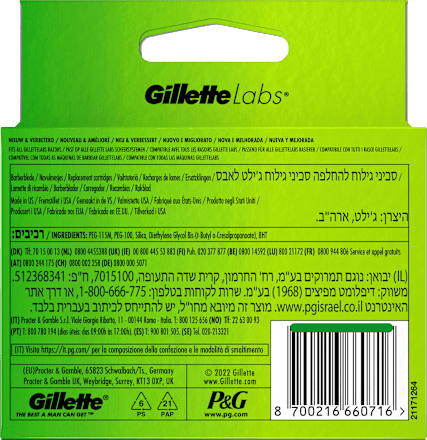 Rasierklingen Labs Champion Gold Gillette