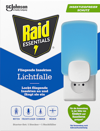 Mückenstecker Lichtfalle Raid ESSENTIALS