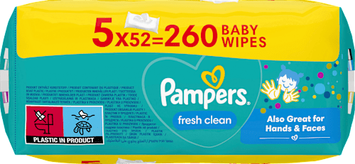 Feuchttücher fresh clean (5x52 St) Pampers