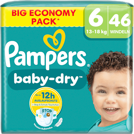 Windeln Baby Dry Gr. 6 XL (13-18 kg) Big Pack Pampers