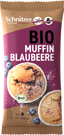 Muffin Blaubeere glutenfrei (2 Stück) Schnitzer