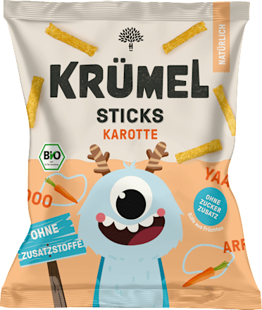 Kindersnack Sticks Karotte ab 3 Jahren KRÜMEL