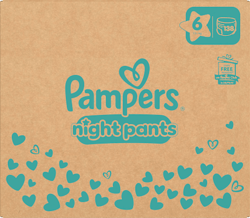 Baby Pants night Gr. 6 (15+ kg) Monatsbox Pampers