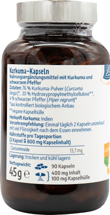 Kurkuma Kapseln govinda