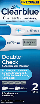 Schwangerschaftstest Double-Check Clearblue