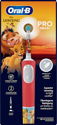 Elektrische Zahnbürste Kinder Pro König der Löwen Oral-B