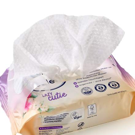 Șervețele demachiante 5în1 Lazy Cutie Balea