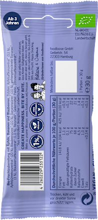 Fruchtgummi Bio Apfel-Banane-Blaubeere foodloose