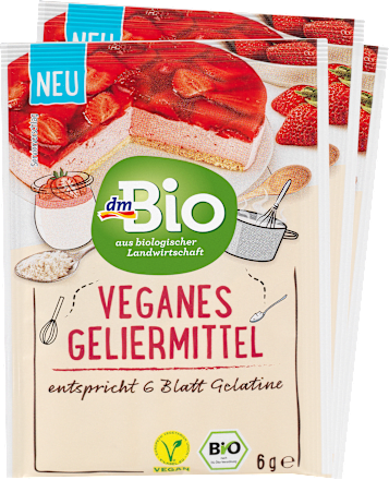 Vegansko sredstvo za želiranje namenjeno za hranu, 3x6g dmBio
