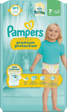Windeln Premium Protection Gr. 7 (15+ kg) Pampers