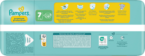 Windeln Premium Protection Gr. 7 (15+ kg) Pampers