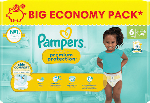Windeln Premium Protection Gr. 6 (13-18 kg) Big Pack Pampers