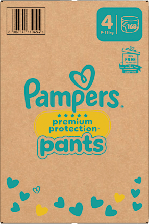 Baby Pants Premium Protection Gr. 4 Maxi (9-15 kg) Monatsbox Pampers