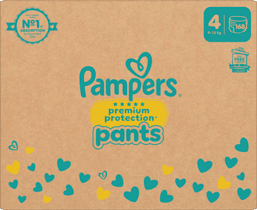 Baby Pants Premium Protection Gr. 4 Maxi (9-15 kg) Monatsbox Pampers