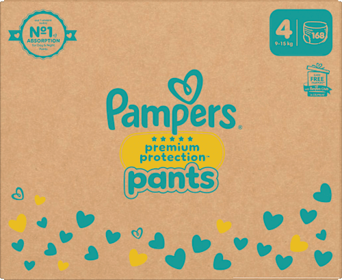 Baby Pants Premium Protection Gr. 4 Maxi (9-15 kg) Monatsbox Pampers