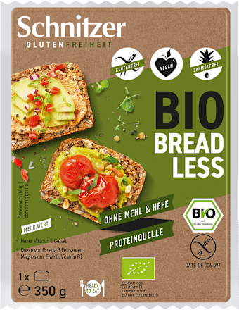 Brot Bio Bread Less glutenfrei (1 Stück) Schnitzer