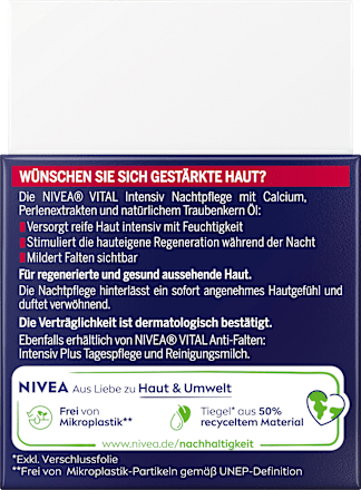 Anti Falten Nachtcreme Vital NIVEA
