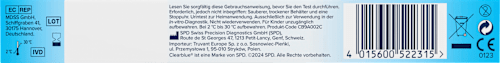 Schwangerschaftstest mit digitaler Anzeige der Woche Clearblue