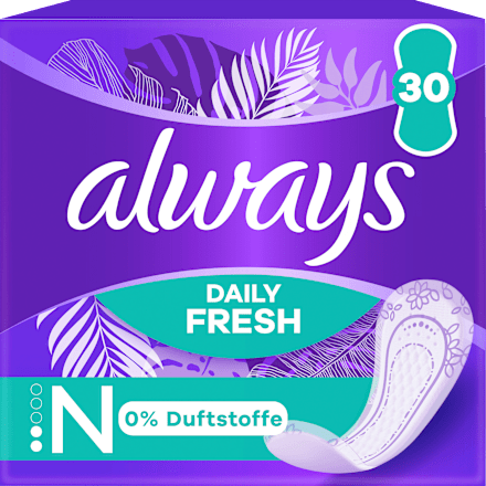 Slipeinlagen Daily Fresh Normal always