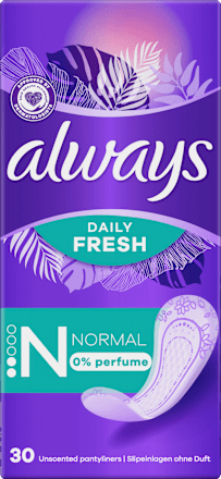 Slipeinlagen Daily Fresh Normal always