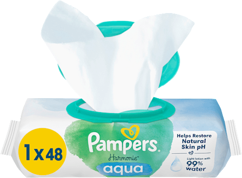 Feuchttücher aqua Pampers Harmonie
