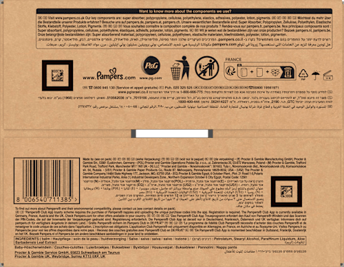 Baby Pants Baby Dry Gr. 8 Extra Large (19+ kg) Monatsbox Pampers baby-dry