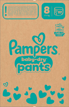 Baby Pants Baby Dry Gr. 8 Extra Large (19+ kg) Monatsbox Pampers baby-dry