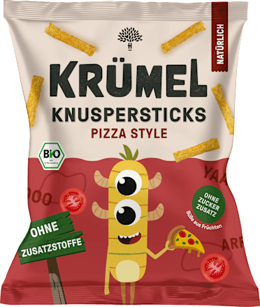 Knabbergebäck Knuspersticks Pizza Style KRÜMEL