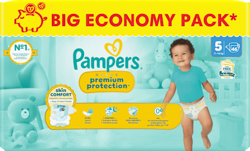 Windeln Premium Protection Gr. 5 (11-16 kg) Big Pack Pampers