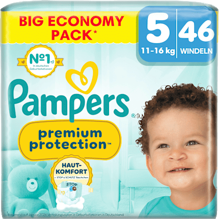 Windeln Premium Protection Gr. 5 (11-16 kg) Big Pack Pampers