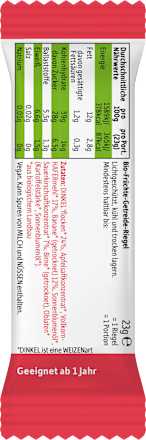 Fruchtriegel Banane & Kirsche, ab 1 Jahr (4x23 g) Freche Freunde