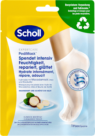 Fußmaske Socken mit Macadamiaöl (1 Paar) Scholl