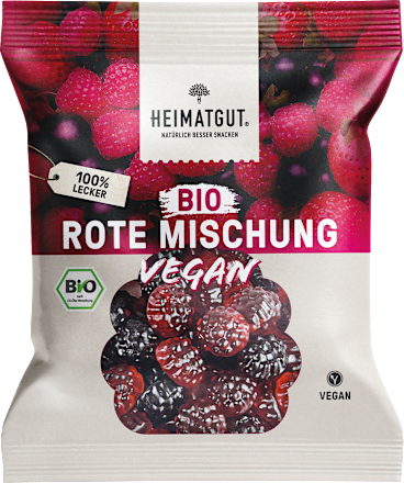 Fruchtgummi Rote Mischung vegan HEIMATGUT