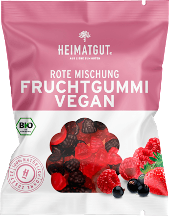 Fruchtgummi Rote Mischung vegan HEIMATGUT