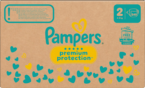 Windeln Premium Protection Gr. 2 Mini (4-8 kg) Monatsbox Pampers